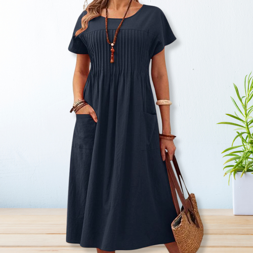 Relaxed-fit day dress