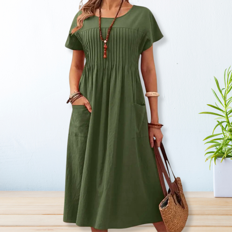 Relaxed-fit day dress