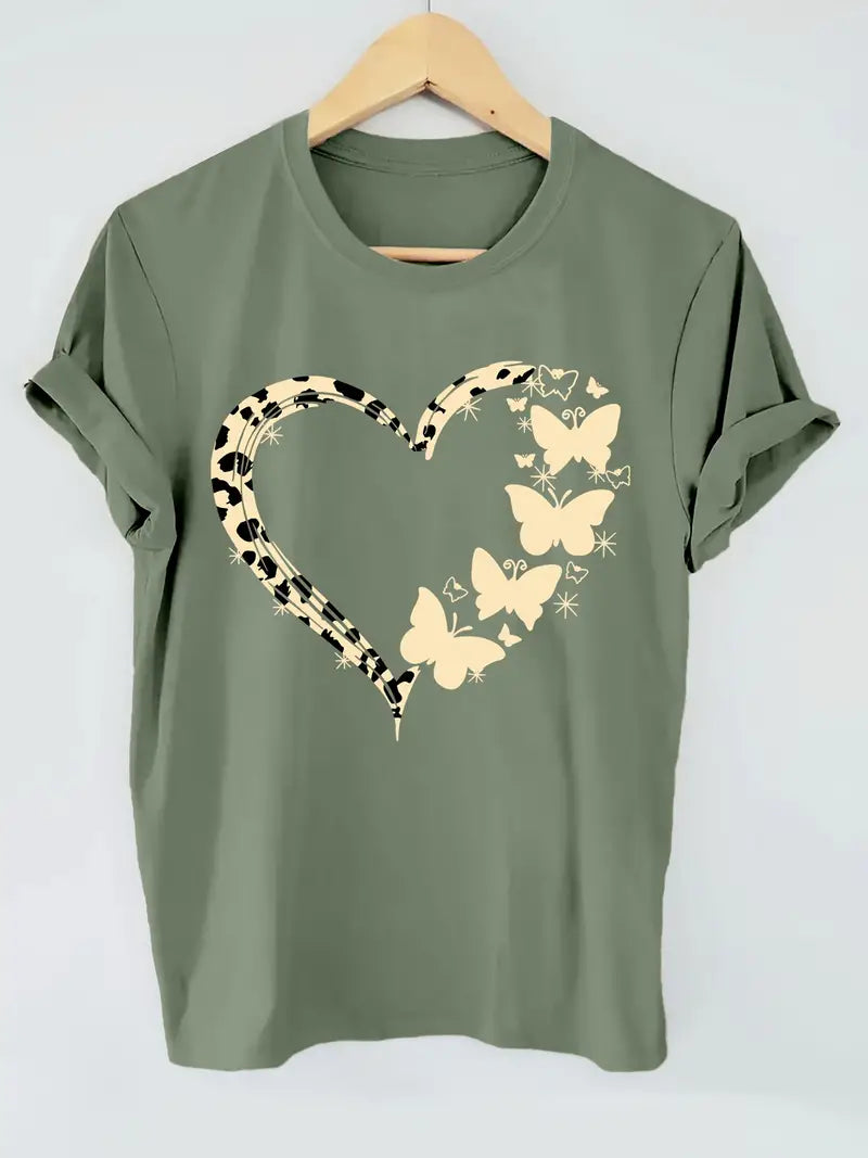 Heart & Butterfly T-shirt