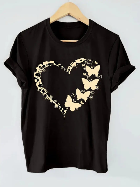 Heart & Butterfly T-shirt