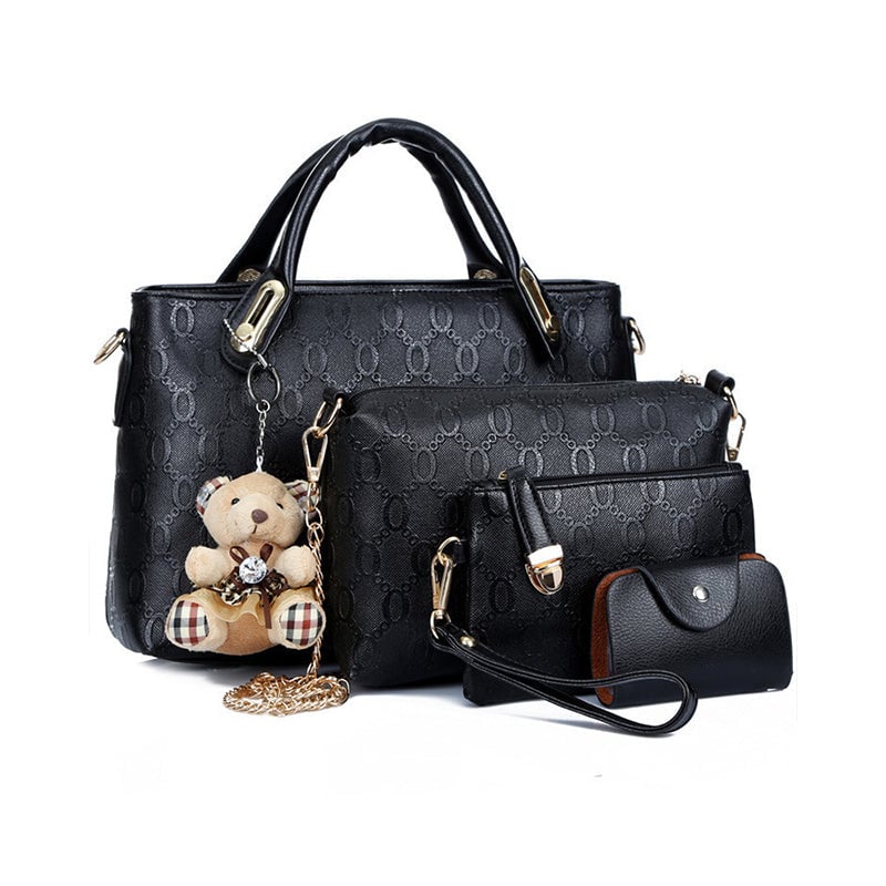 Stylish 4 Piece Handbag Set