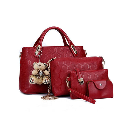 Stylish 4 Piece Handbag Set