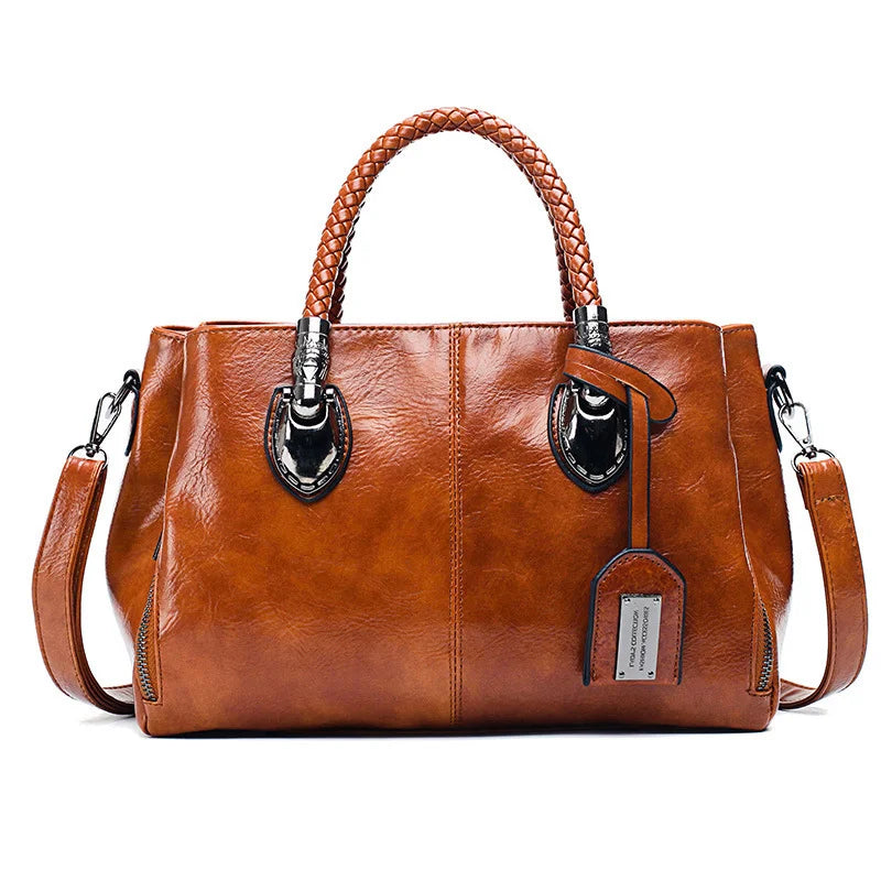 Elegant Leather Dufflebag