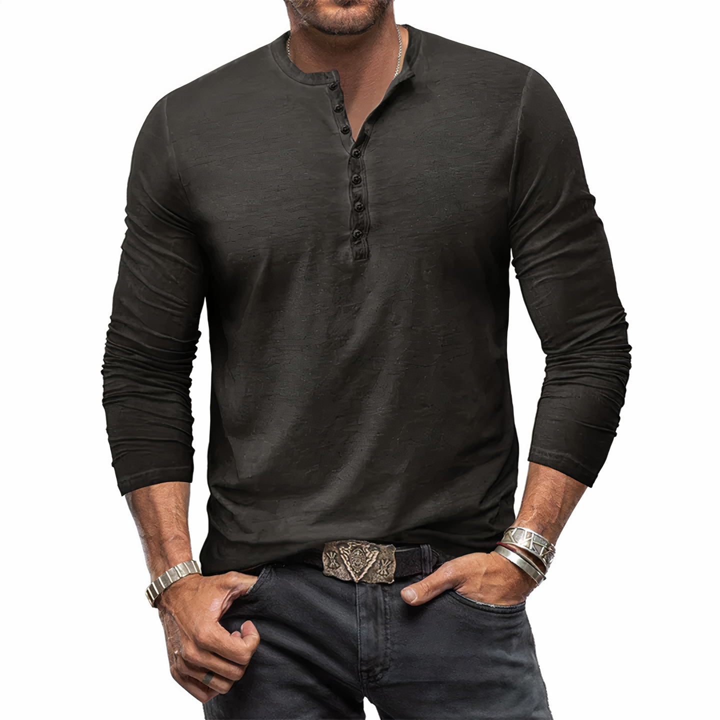 Stefano | Classic Henley shirt