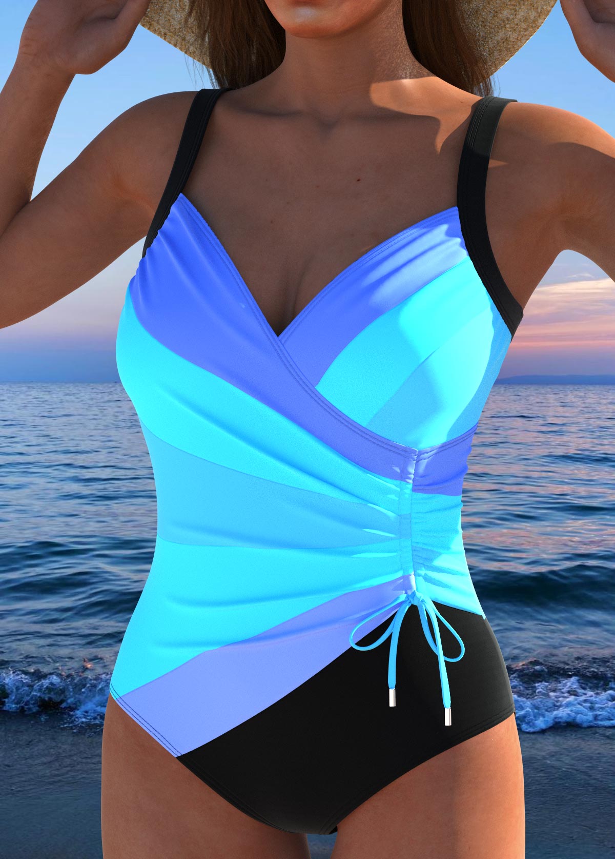 Miya | Eye-catching one-piece swimsuit